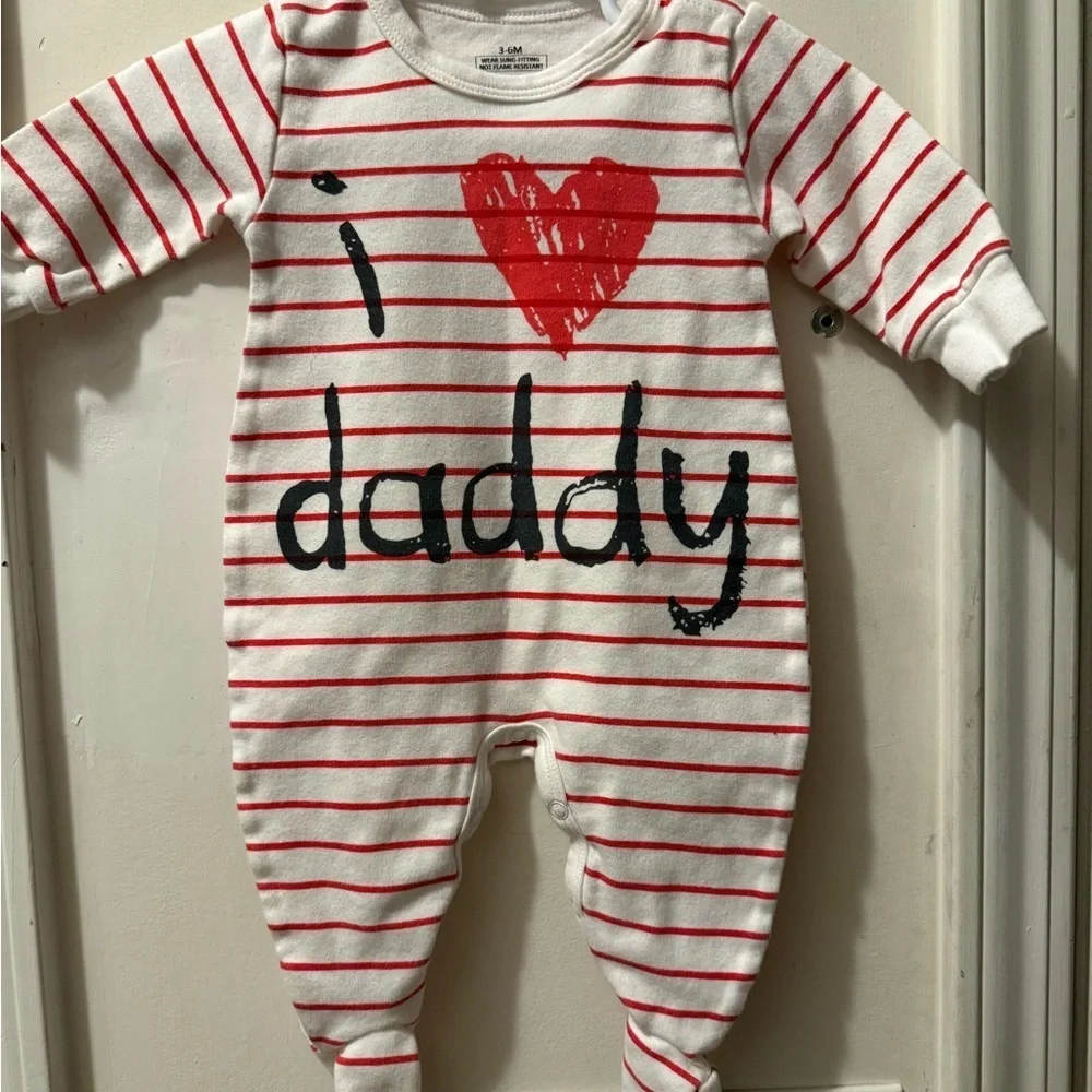 I Love Daddy Romper